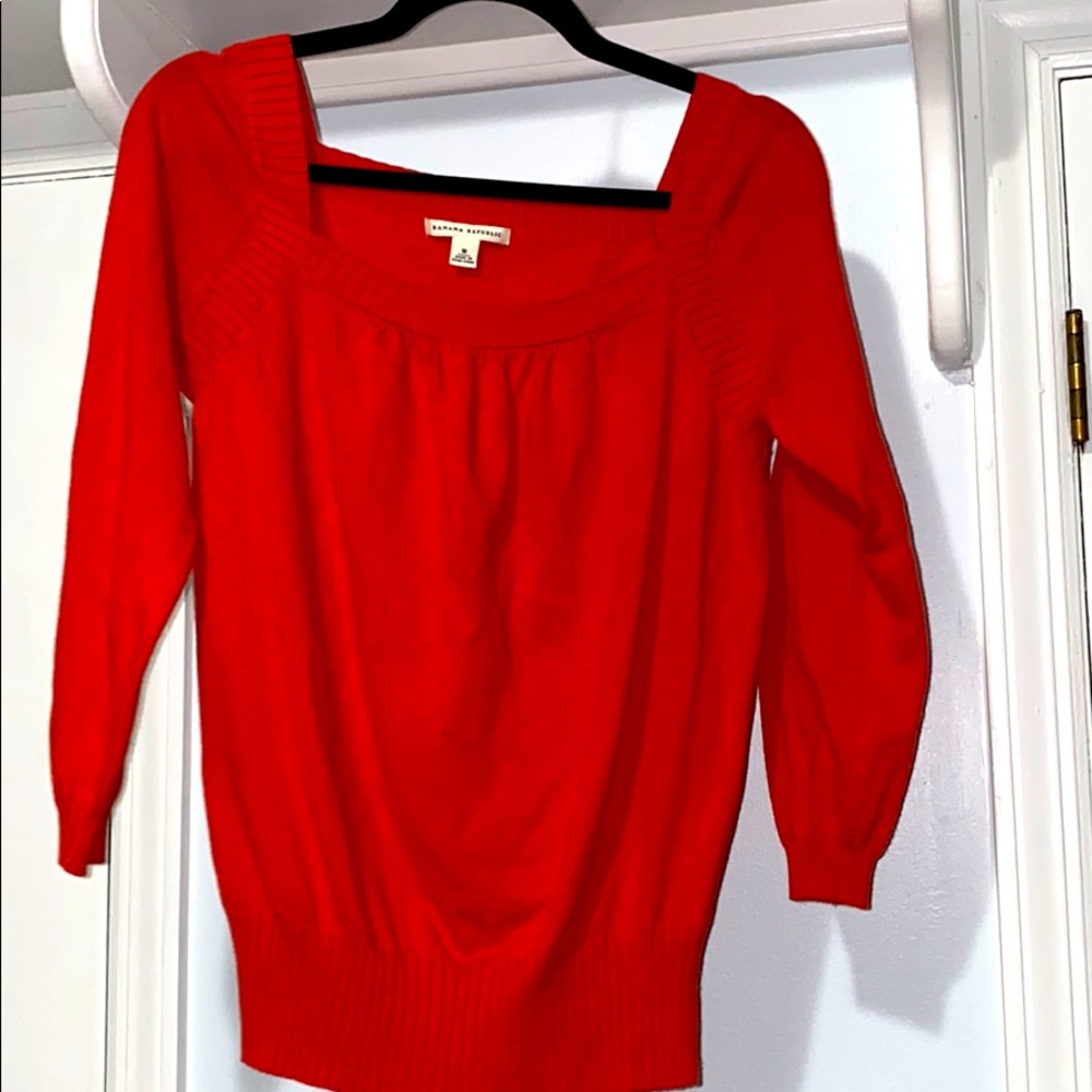 Burnt Orange Banana Republic Sweater